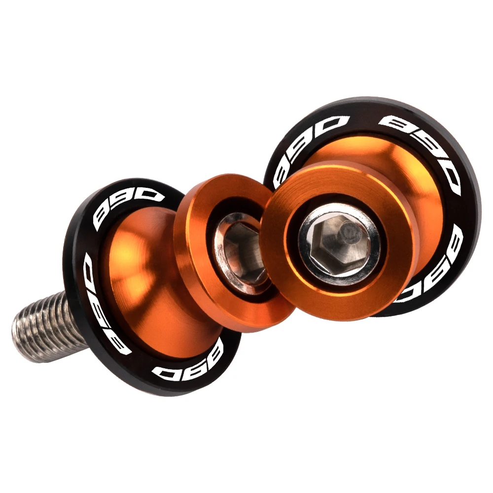 Motorrad Schwinge Spulen Slider Für KTM 890 SMT 2023-2024 M10 Hinten Schwinge Protektoren CNC Aluminium Zubehör