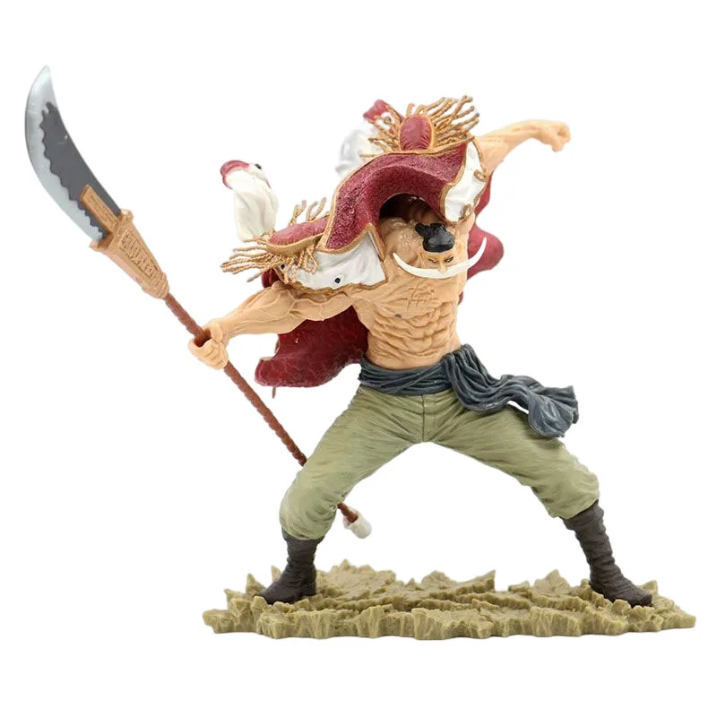 24cm One Piece White Beard Action Figure Anime Edward Newgate Figuras Toys Manga Figurine GK Statue Collection Model Ornaments