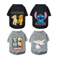 Disney Spring Summer Dog Clothes The Lion King Anime Cat Dog Hoodie Pet Household T-shirt Short Sleeve Chihuahua Bulldog Husky
