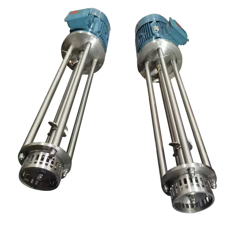 High-power 15KW emulsifying head 304 and 316 stainless steel, high-speed shear homogenizer emulsifier
