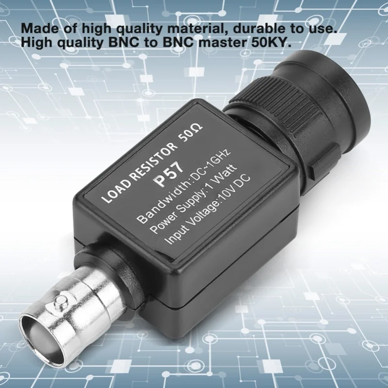 P57 50ohm Black BNC To BNC Female 50KY Q9 Adapter  Connector Accessories