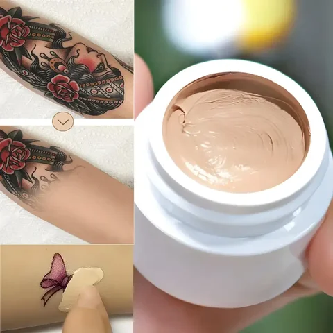 Waterproof and Long-lasting High Concealer that Perfectly Covers Scars,Dark Spots and Tattoos for a Flawless Skin Look Makeup