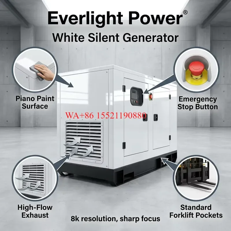 WMWMNU CE ISO 20kw 30kw 50KW 100kva 3 Phase Super Silent Diesel Generator Set with 24V 12V DC Electric Start for Cummings