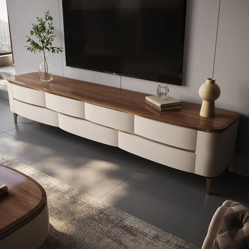 

Настенный шкаф для телевизора из массива дерева, итальянский светильник, роскошный современный стол для телевизора для гостиной, универсальный дисплей для хранения, мебель Archivadores