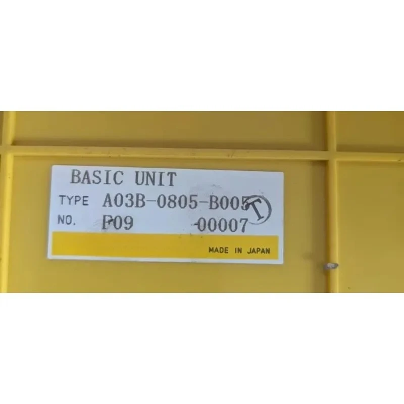 A03B-0805-B005 I/O Basic Unit Module, Removed From Working CNC Machine Replacement Maintenance Spare Part