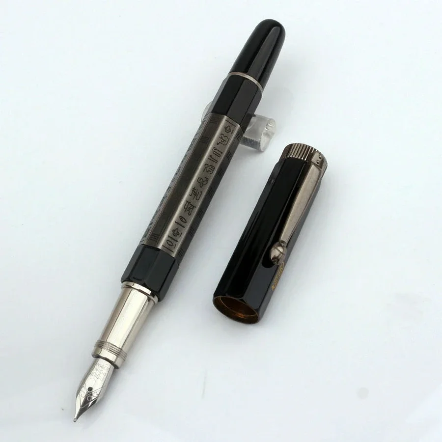 إصدار محدود من قلم حبر كلاسيكي رائع لنحت الحروف MB مع أرقام تسلسلية وأدوات مكتبية للكتابة المدرسية بطلاقة