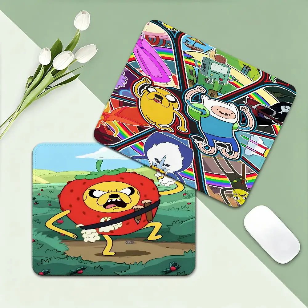 Anime Cartoon A-AdventureS Time Rubber Thickened Mouse Pad Gaming Keyboard Table Mat Office Supplies Room Decor for Mouse Carpet