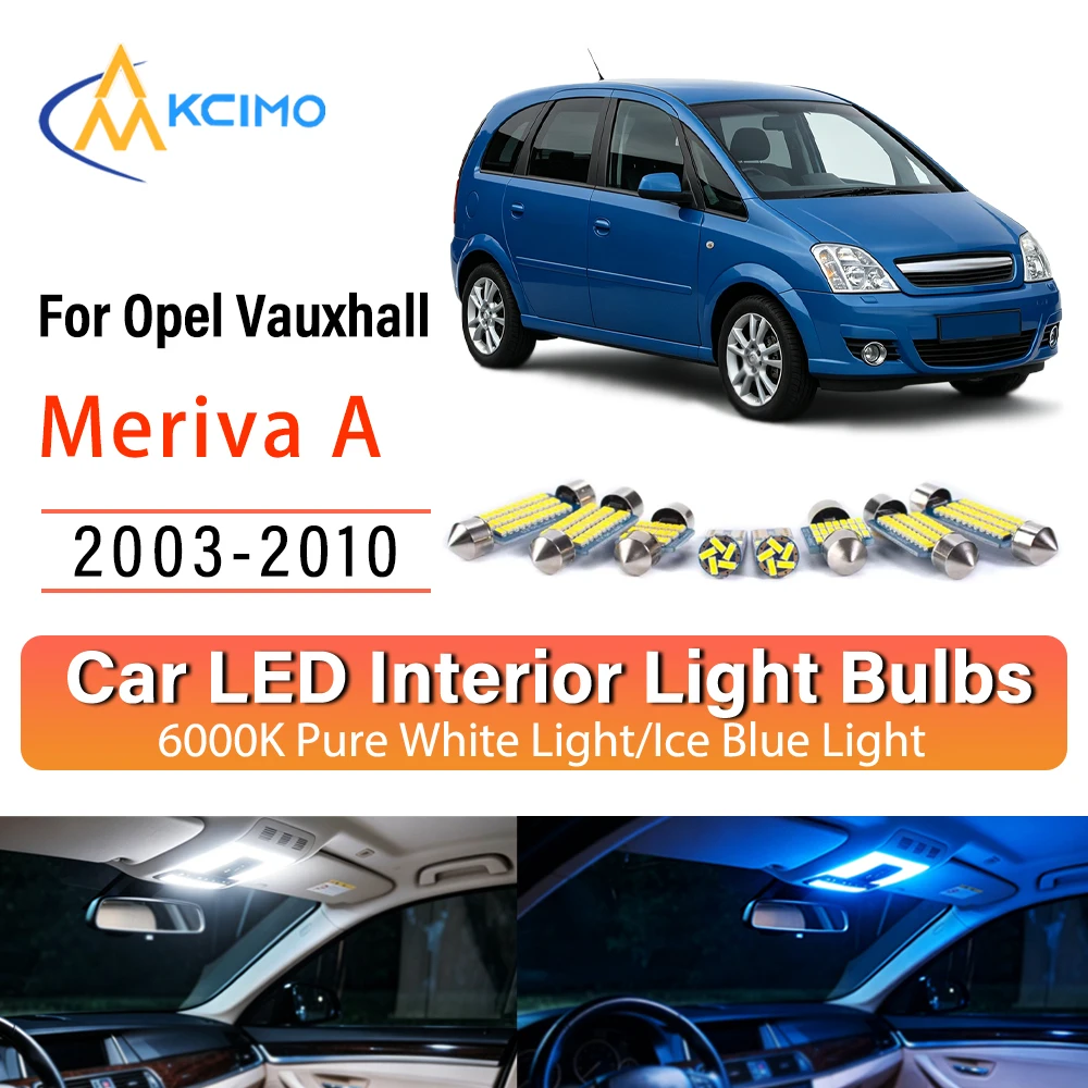 Super Bright Car LED Light For Opel Vauxhall Meriva A 2003-2010, Atmosphere Lamp, High Quality Ambient Mood Interior Kit