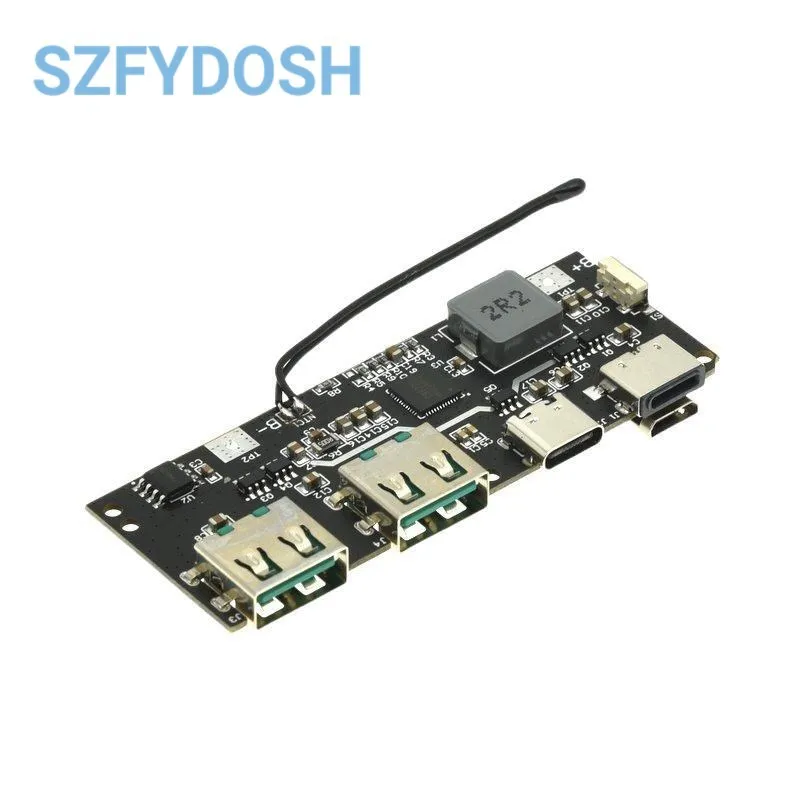 22.5W Quick Charging Mobile Power Module QC4.0 PD3.0 5 Port Dual USB Mobile Power Bank Circuit Board Protection Diy Motherboard