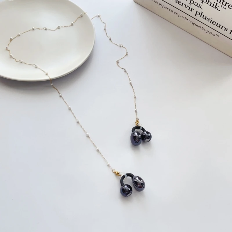 Universal Stainless Steel Earphone Chain Antilost Ear-Clip Chain For Freeclip Secures fit And All Day Comfort Holder F19E