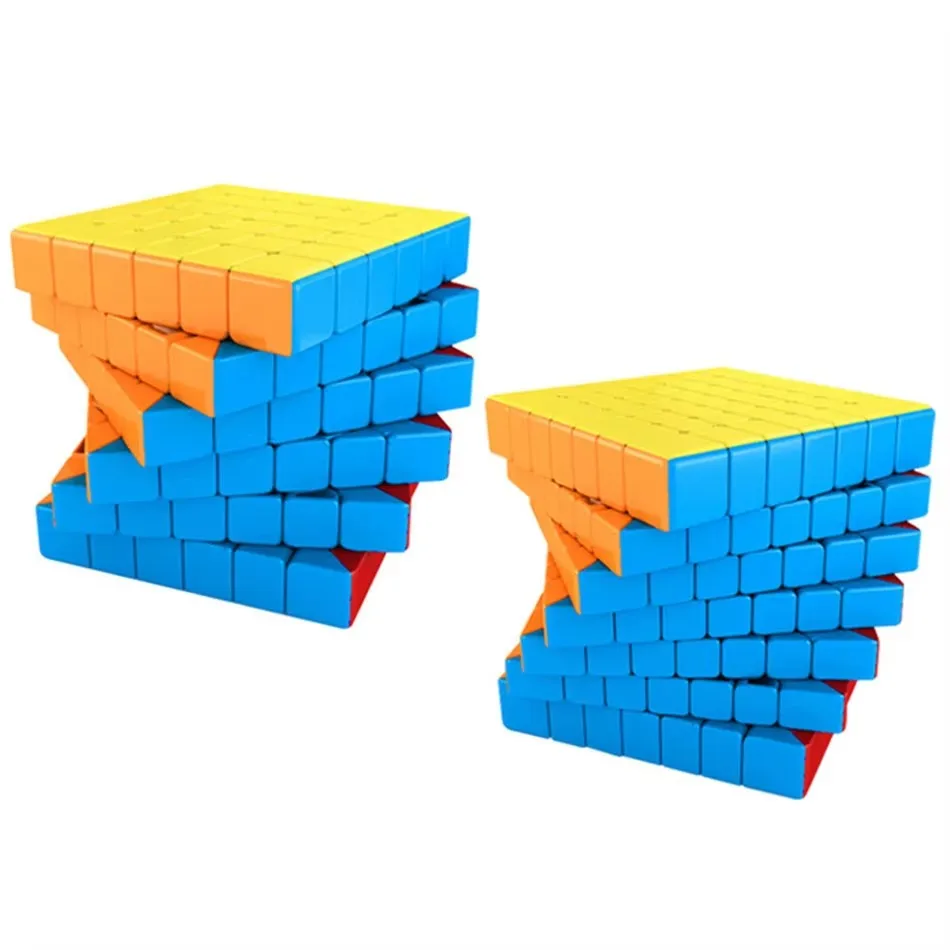 Speed cube 4x4 5x5 6x6 7x7 8x8 MOYU Meilong Magic Cube Stickerless Professional Speed Puzzle Cubes Toys Gift