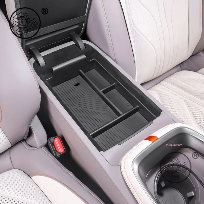 Picture 5: For ZEEKR 7GT 2025 2026 Car Armrest Storage Box Center Console Organizer Center Console Interior Accessories