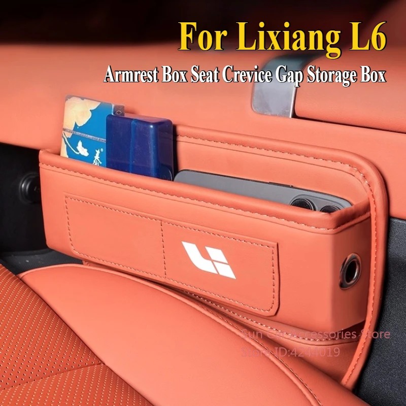 

Для Ideal Lixiang L6 2024, подлокотник с центральным управлением, ящик для хранения сиденья, щелевой ящик для хранения салона автомобиля, модифицированные принадлежности, аксессуары