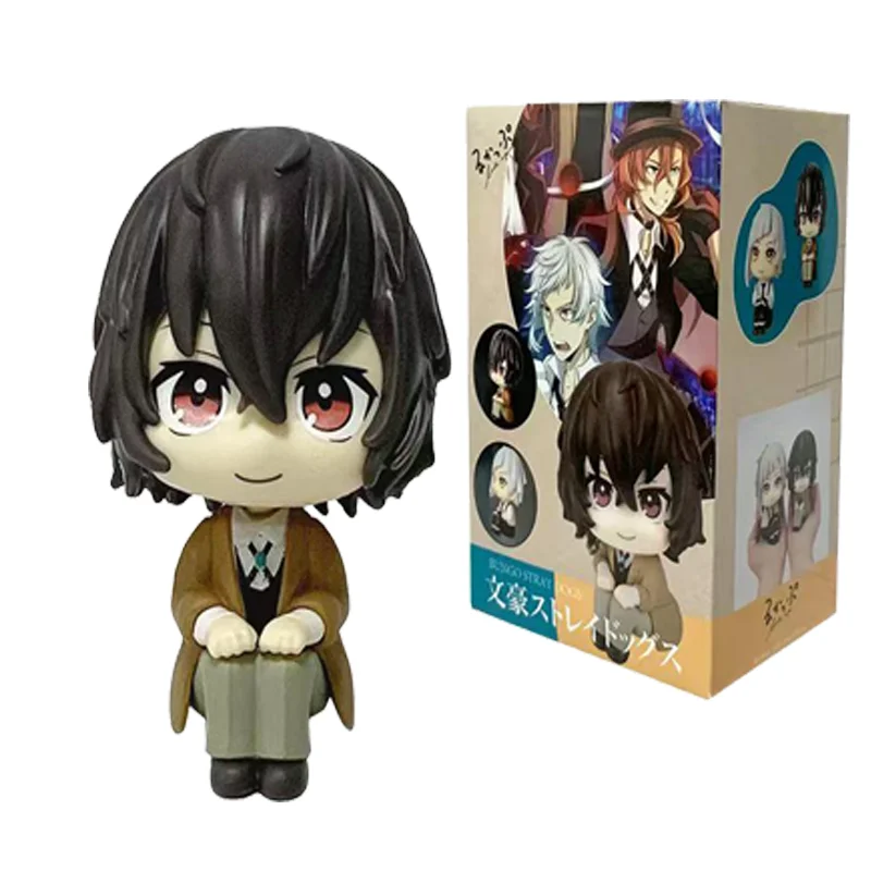 Nova figura Amine Bungou Stray Dogs LooK Up Dazai Osamu Nakajima Atsushi Action Figure Brinquedos Coleção de modelo de PVC Boneca Kwaii Q