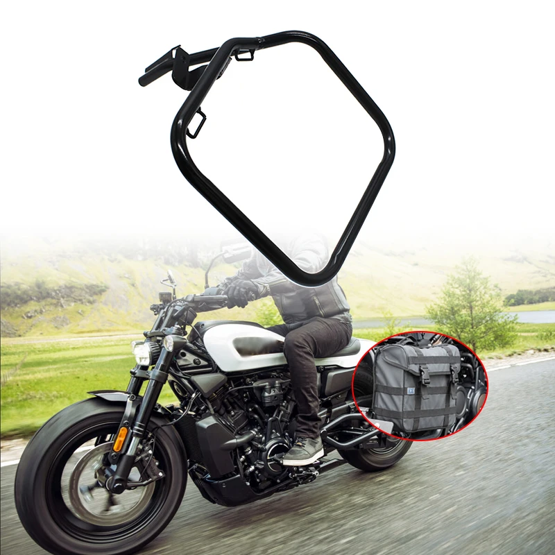 

Motorcycle Accessories Saddlebag Support Guard Bars Side Mounts Brackets Fit For Sportster S RH1250S 1250S 2021 2022