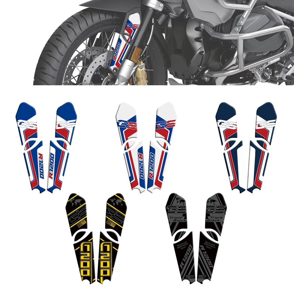 3D Motorcycle Front Fender Sticker Accessories Decals For BMW R1200GS ADV R 1200 GS Adventure 2018 2019 2020 2021 2022 2023