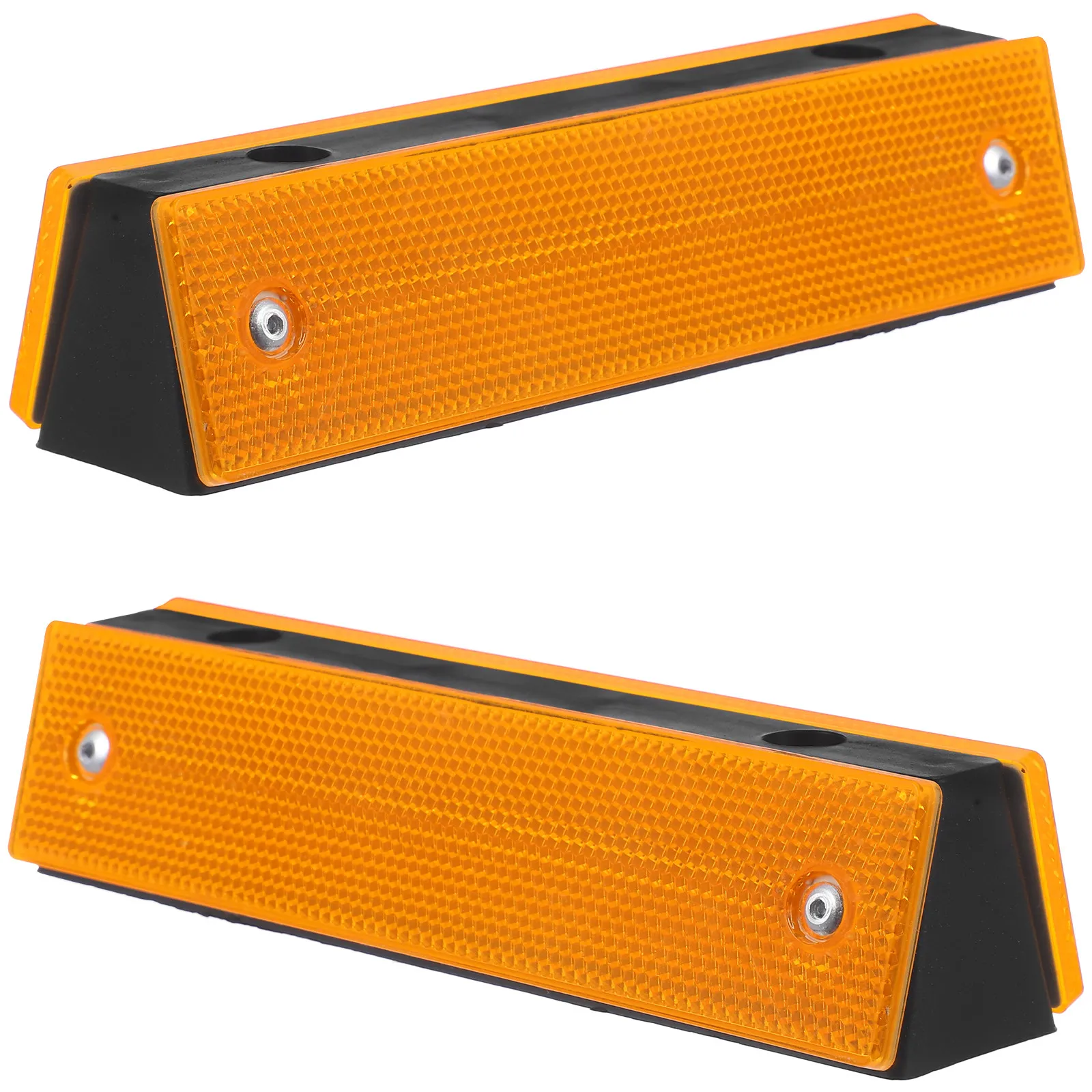 

2 шт. прямоугольных светоотражающих дорожных маркеров высокой видимости для автомагистралей, гаражей, подъездных путей, разметки дорог, ночного использования