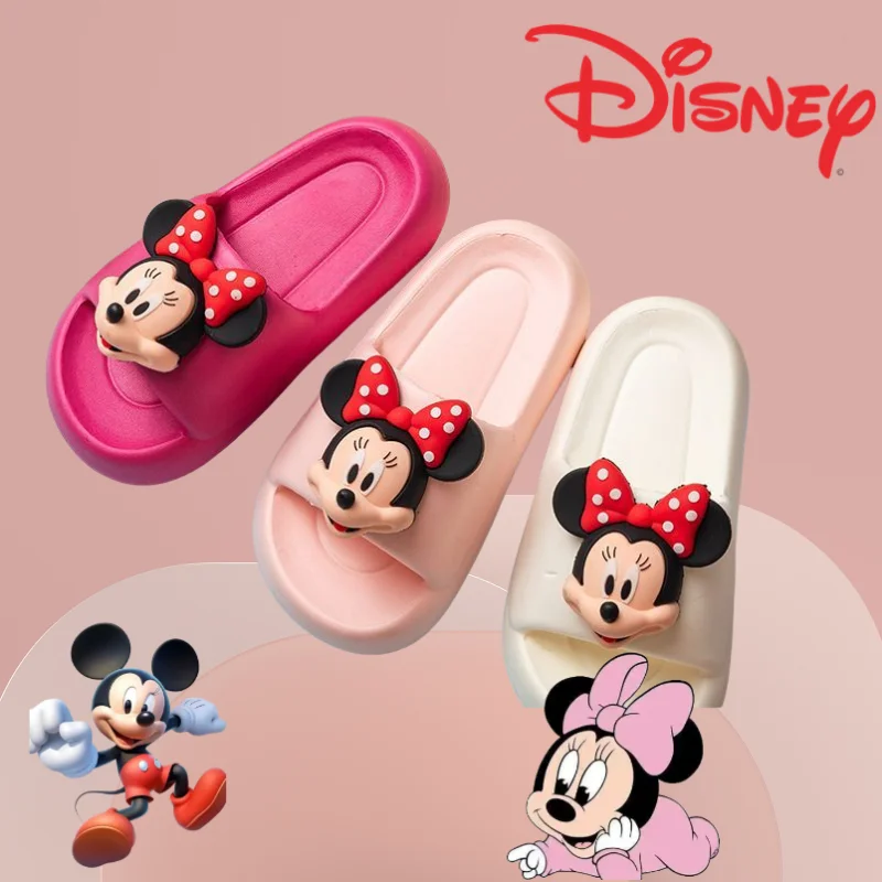 

Cartoon Disney cute Mickey parent-child home slippers new EVA light and non-slip outside wear anti-odor sandals beach flip-flops