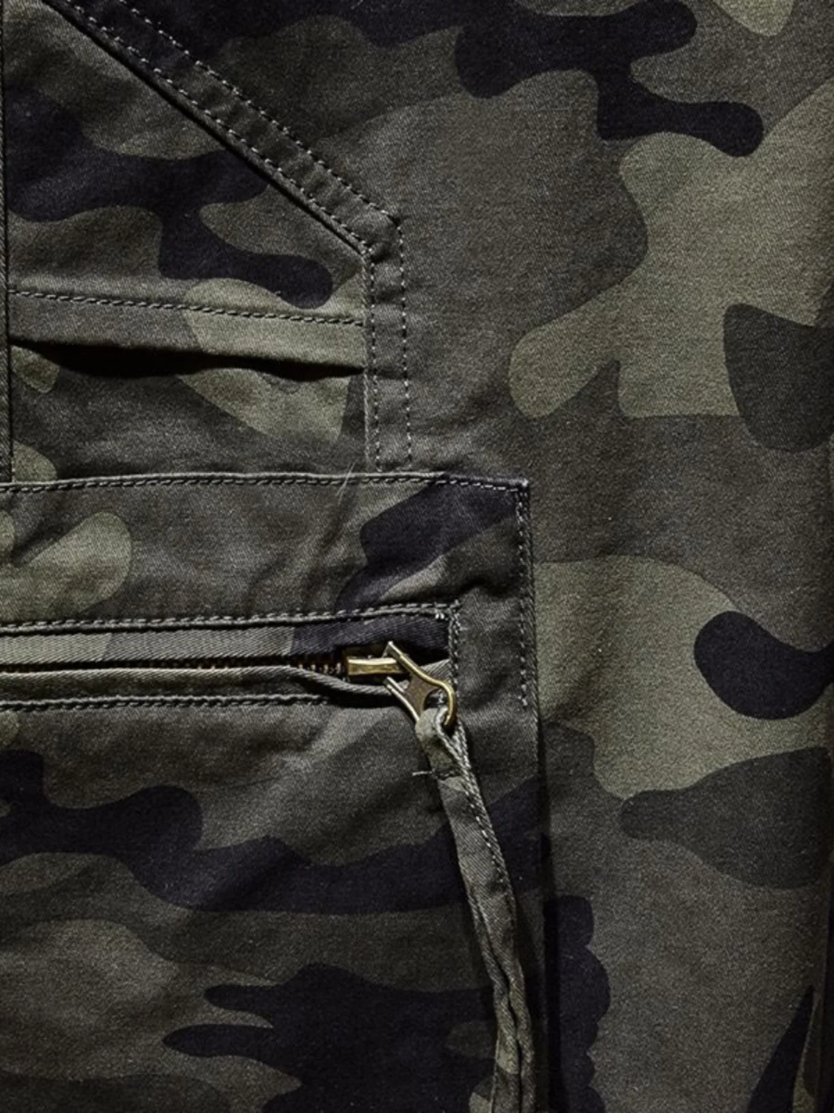 IT Ins التمويه العمل السراويل الرجال الأمريكية الرجعية القطن الخالص Waed فضفاض مكبل بناطيل كاجوال متعدد كيت الترفيه بنطلون #3