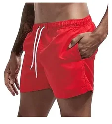 Swim Trunks Swim Shorts for Men Quick Dry Board Shorts Bathing Suit Breathable Drawstring With Pockets for Surfing Beach Summer