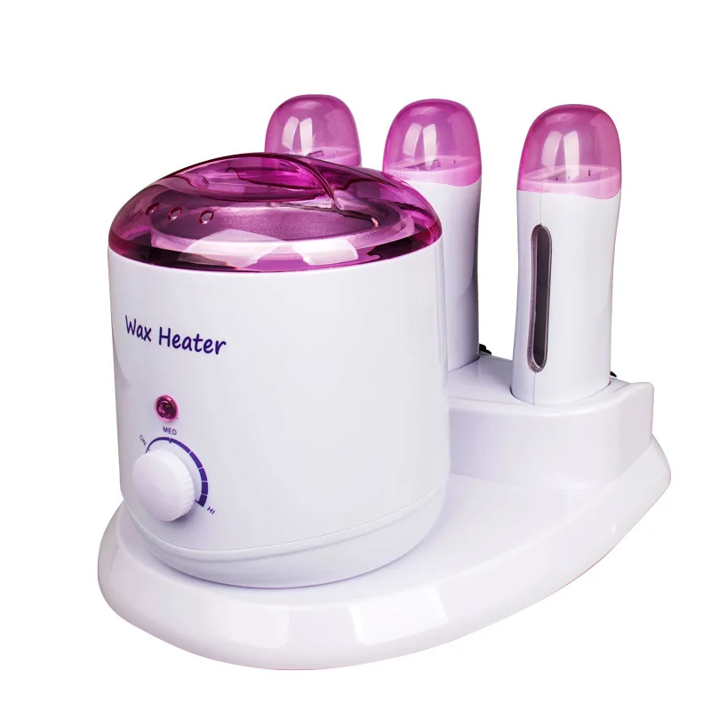 

Wholesale High Quality 3 Rollers Waxing Warmer Hair Removal Depilatory Heater Roller Beauty Salons Personal Use for Beauty