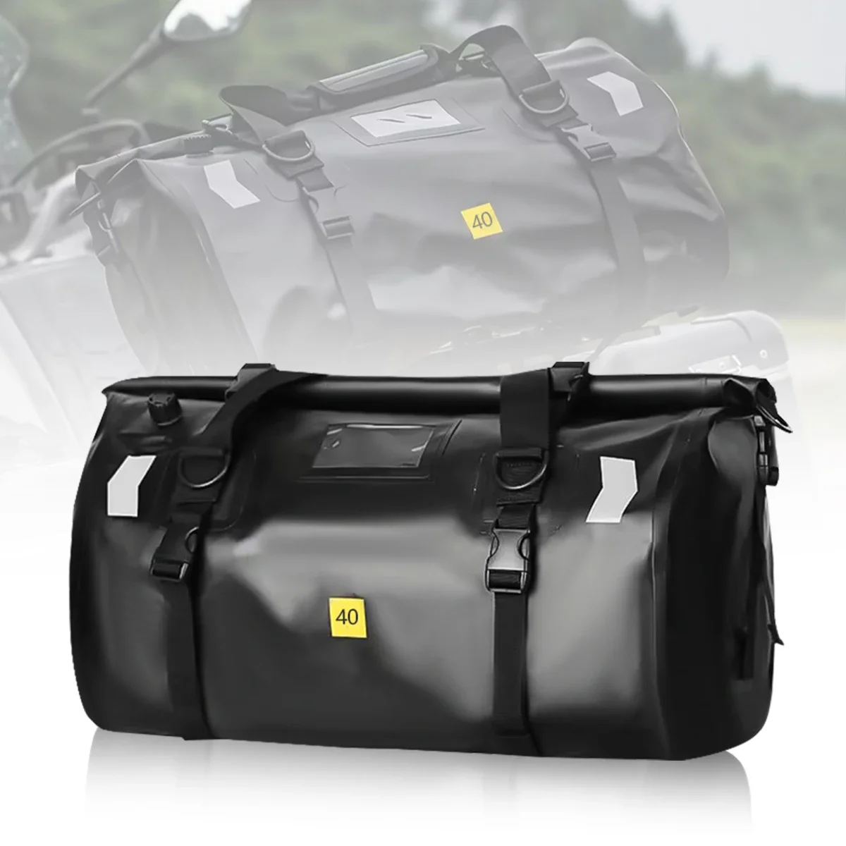 Waterdichte 20L/40L/50L/66L/70L/100L Droge Opbergtas voor Fiets Motor Reizen, Zwemmen, Varen, Kajakken, Kamperen & Strand