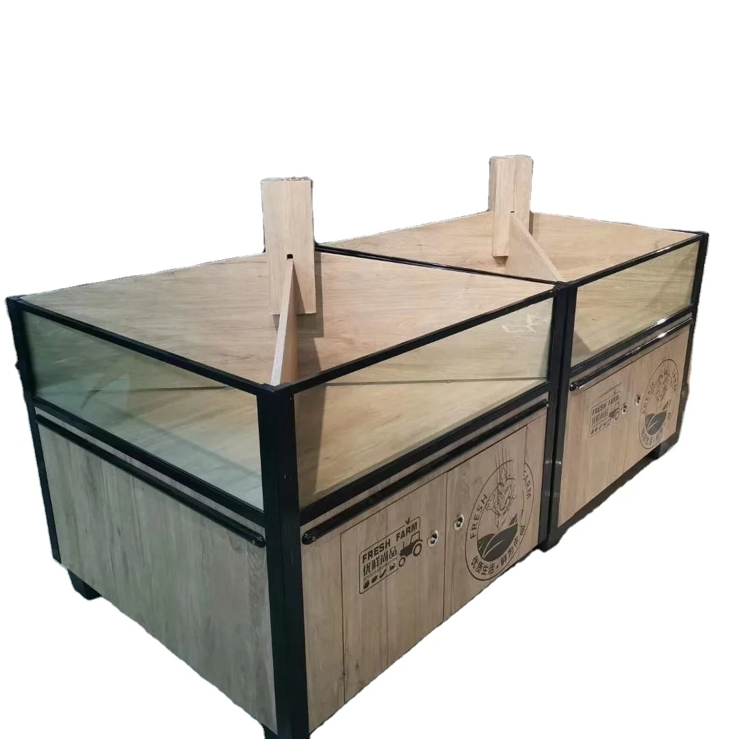 Supermarket vegetable and fruit display stand Metal floor display stand