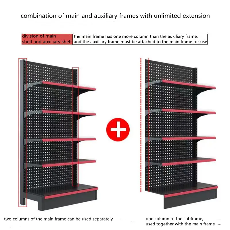 custom，Factory Price Gondola Shop Shelving Double Sided Supermarket Shelves Warehouse Storage Shelves For Retail Store Supermark