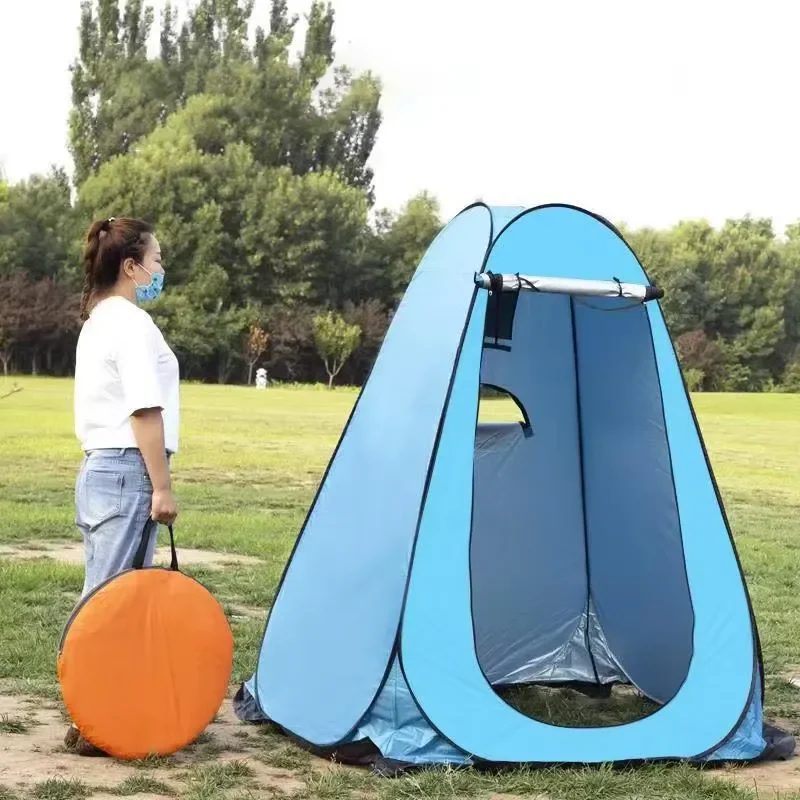 Portable Outdoor Shower Tent Camping Privacy Shelter Bathroom Changing Room Home Bath Enclosure Waterproof Pop Up Tent