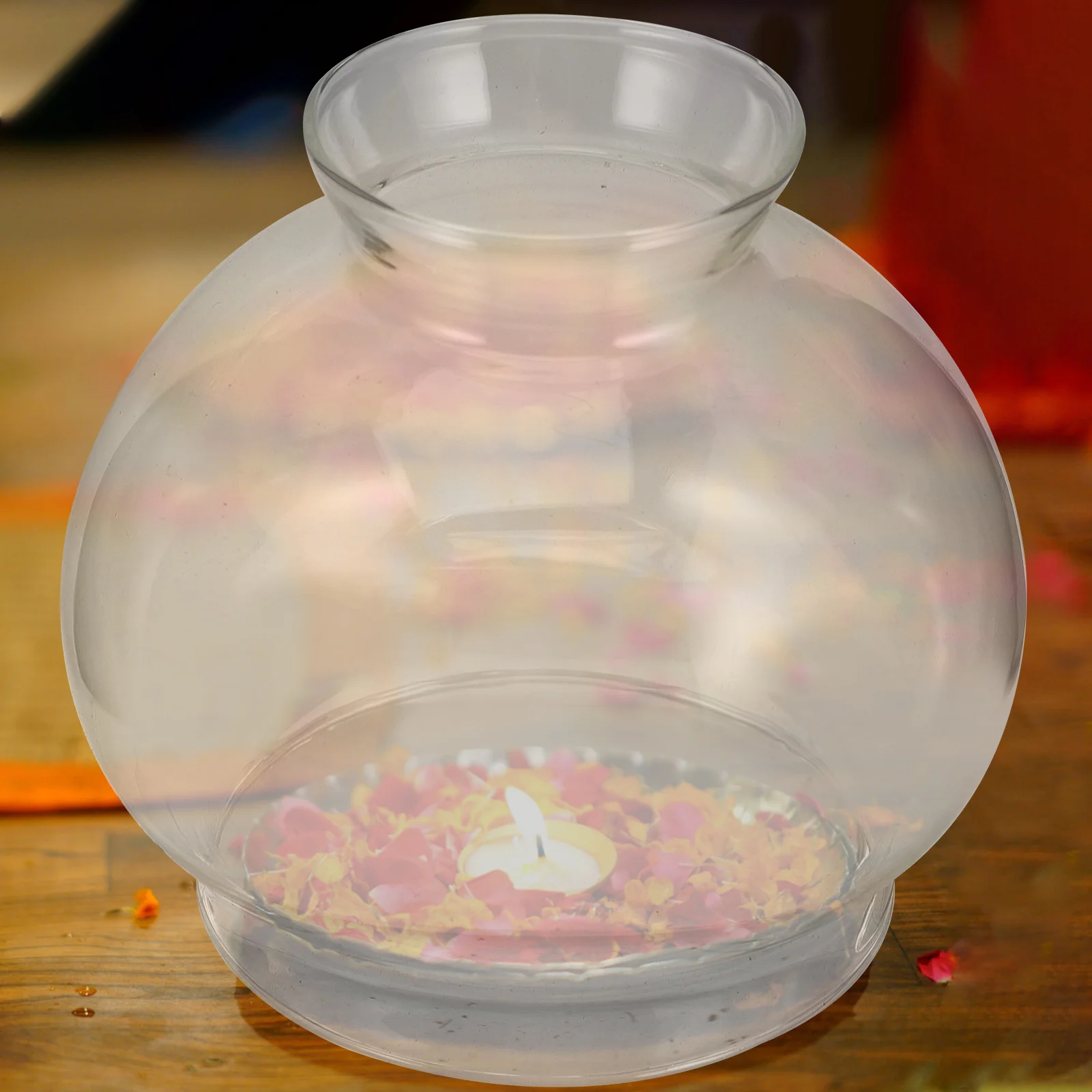 

Replacement Oil Lamp Cover Small Chimney Shade for Glass of Parts Globe