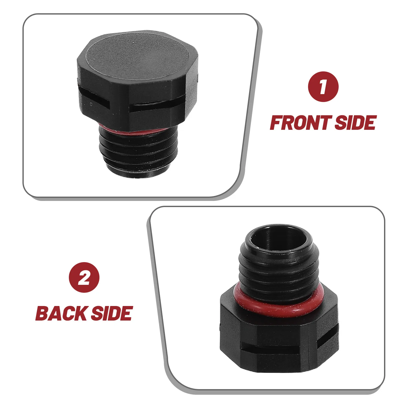 5Pcs IP68 Waterproof Breather Screw M12x1.5 Pressure Reducing Valve Air Vent Breather Plug Electrical Enclosure Moisture Control - view 3