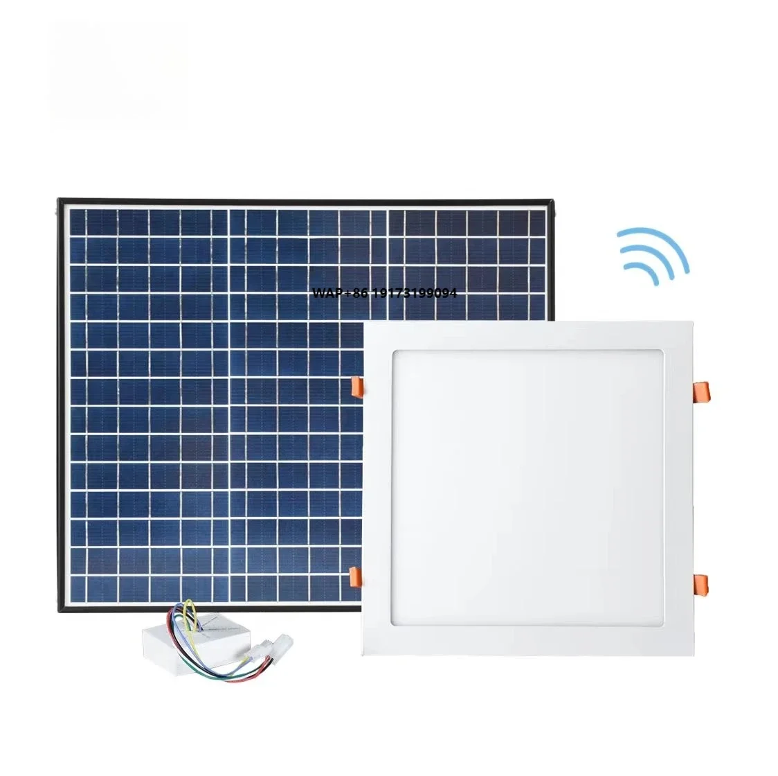 30W Solar Powered LED Ceiling Light with Smart Radar Solar Sensor Day & Night Solar Skylight Lighting for Home Use