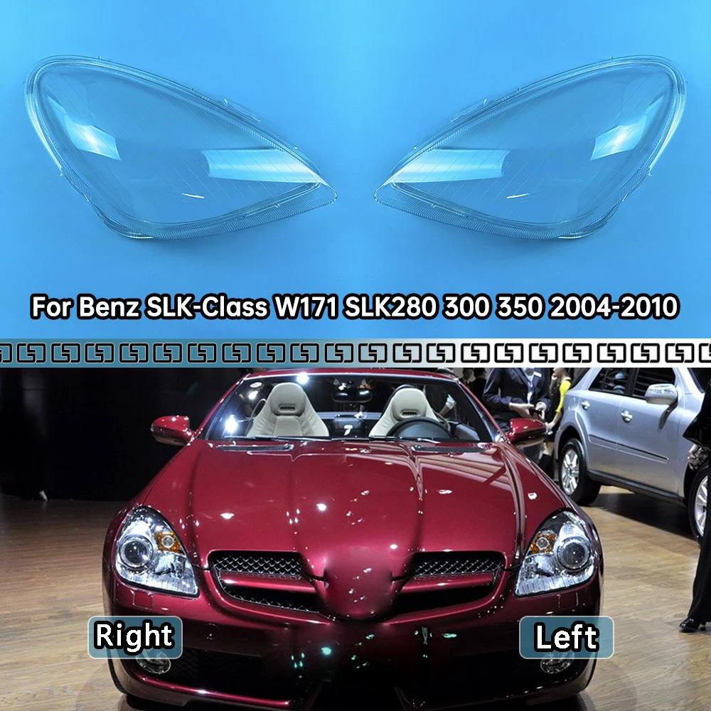 Car Headlight Cover Headlamp Lampshade Lampcover Head Lamp Lens Shell For Mercedes-Benz SLK-Class W171 SLK280 300 350 2004-2010