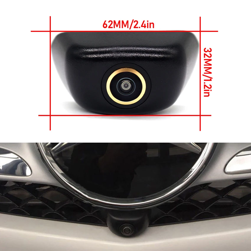 Car Front View LOGO Parking Camera AHD HD CCD 1080P Night Vision For Mercedes Benz CLA C117 C118 CLS C218 X218 C257 Wide Angle