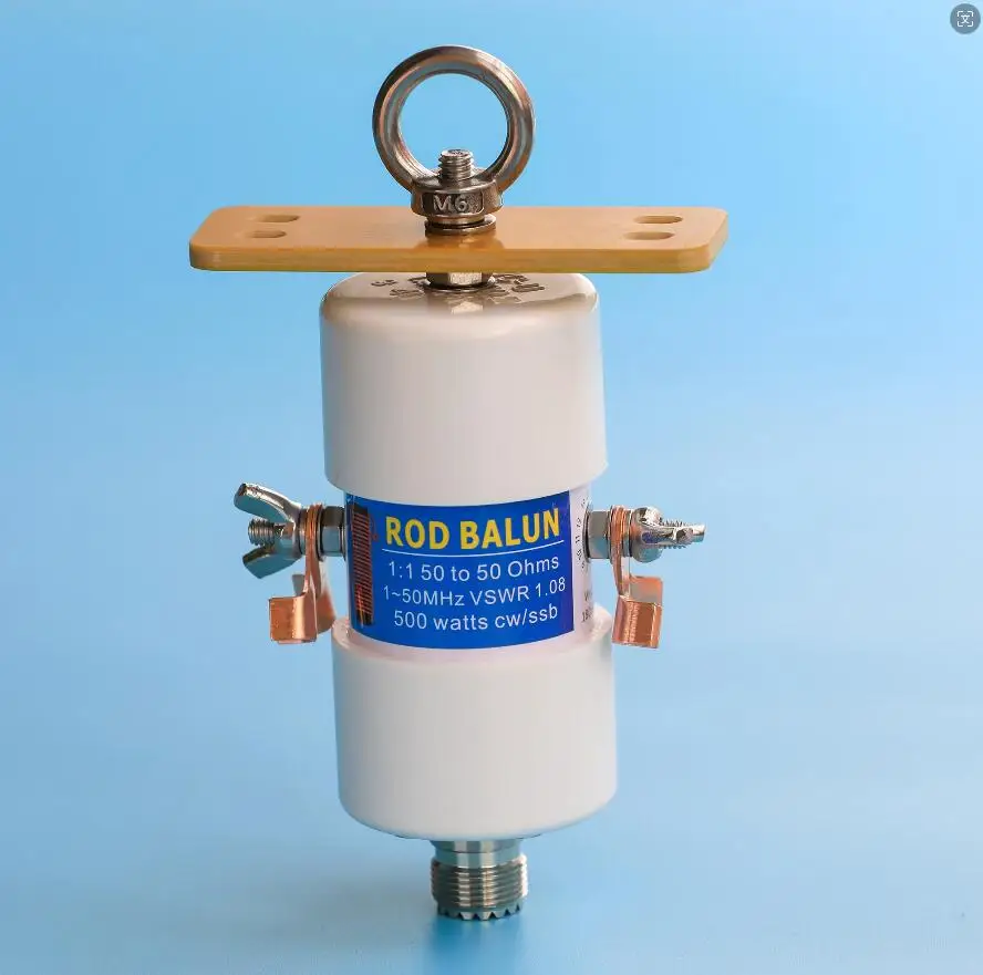 1-50 MHz 500 W Balun HF DIY Wodoodporna antena Balun 1:1 Balun napięciowy ze złączem UHF żeńskim (SO-239)