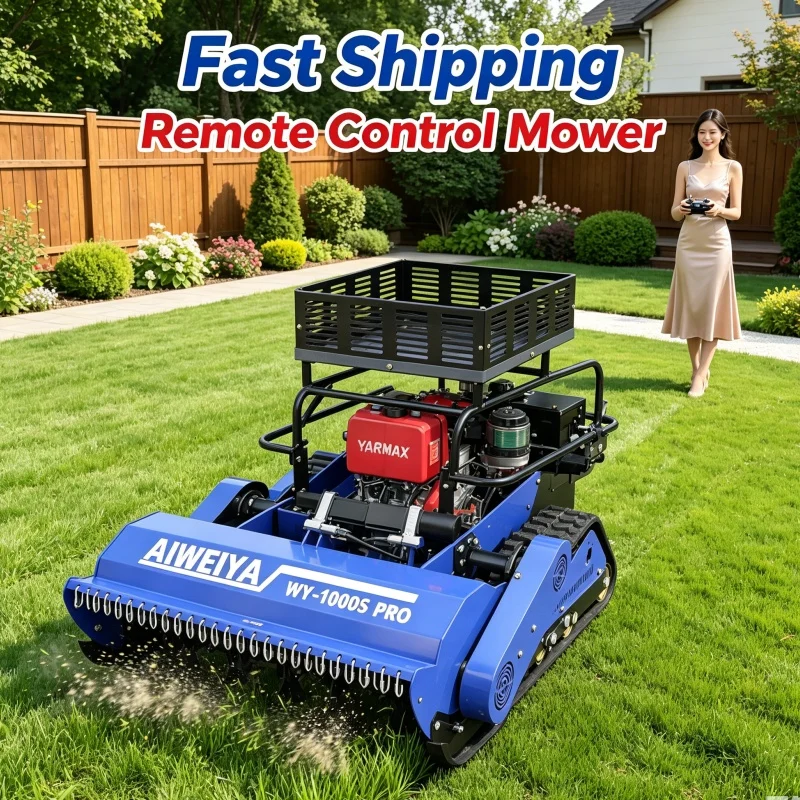 Customized Fast Delivery Zero Turn Lawn Mower Self Propelled Lawn Mower Remote Control Lawn Mower