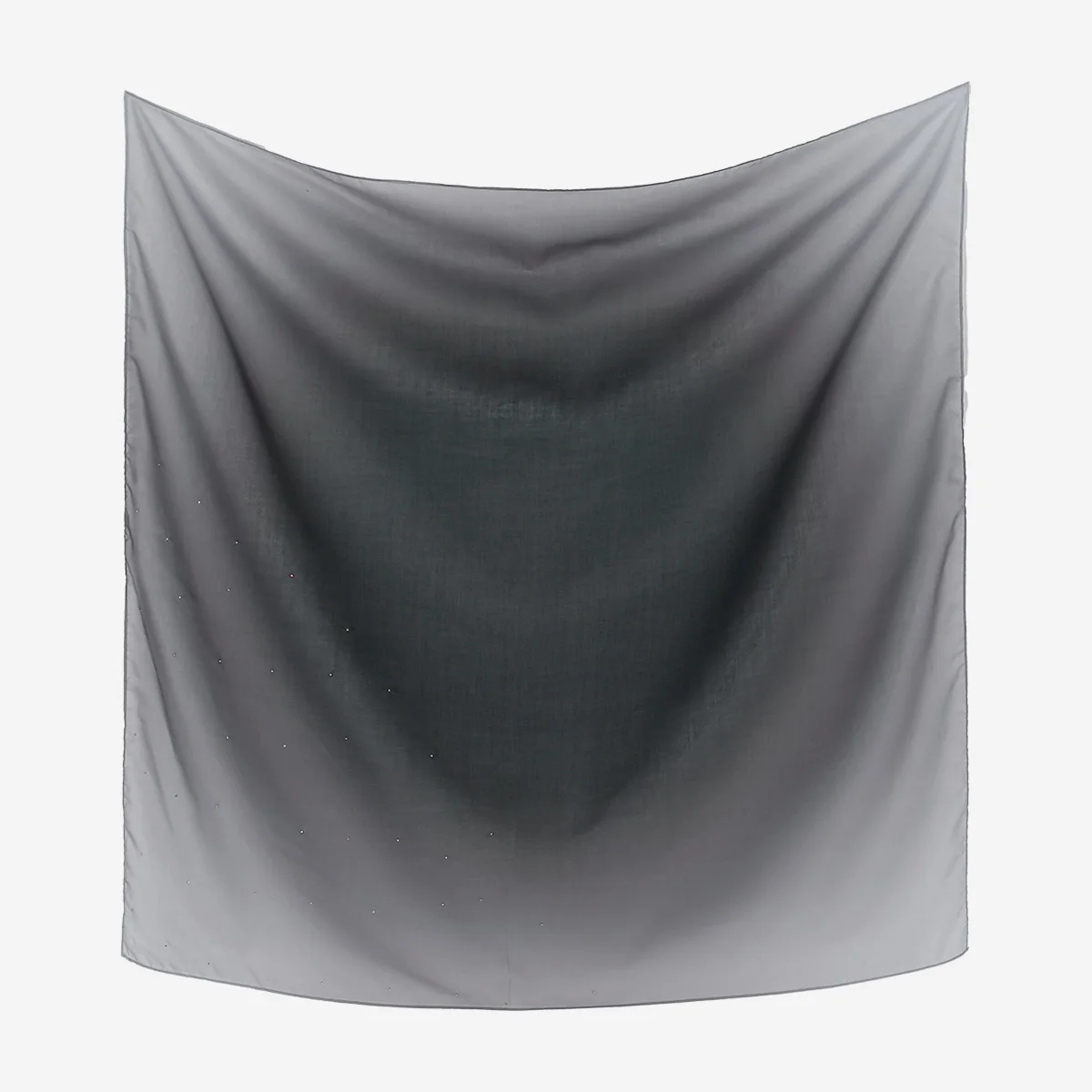 

New Muslim Instant Ready to Wear Hijab Gradient Square Scarf Women Stretchy Hijab Scarves Malaysia Headwraps Caps 110*110cm