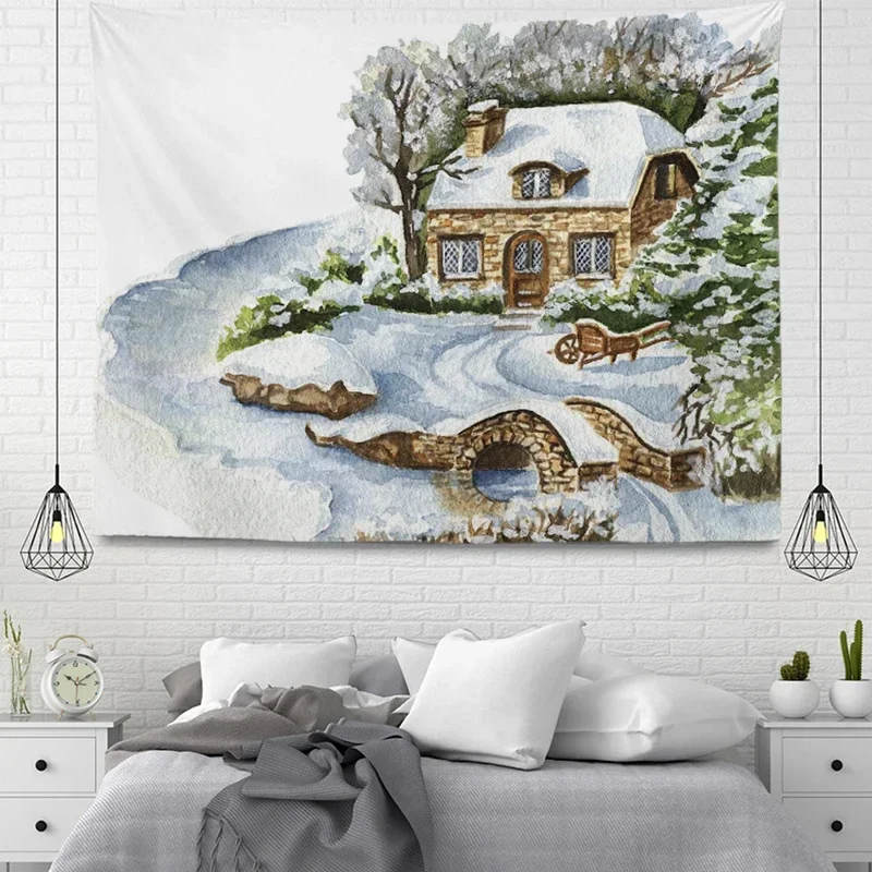 Modern Wall Decoration Aesthetics Home Tapestry Christmas Fashion Jewelry Hanging Large Fabric Autumn Bedroom Hanging Fabric