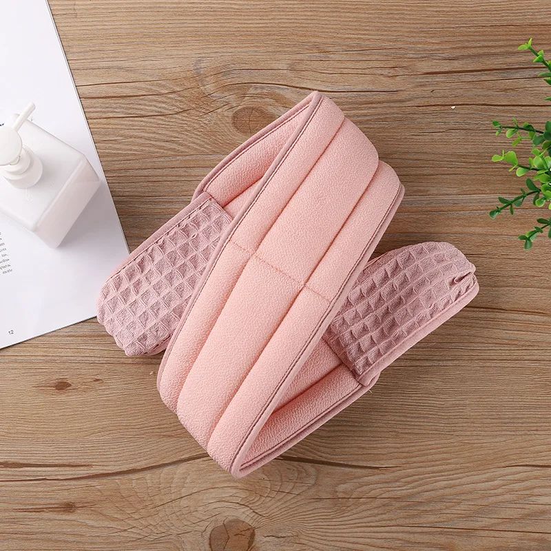 Back Scrubber New Plant Silk Fiber Back Strap Large Waffle Pattern Exfoliating Bath Towel Scrubbing Mud and Body