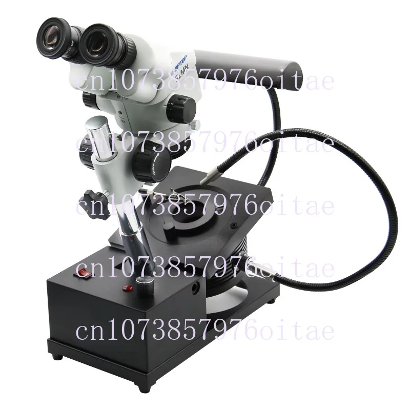 Adjustable Binocular Jewelry Microscope, Gemological Professional Level High-definition Use for Identification