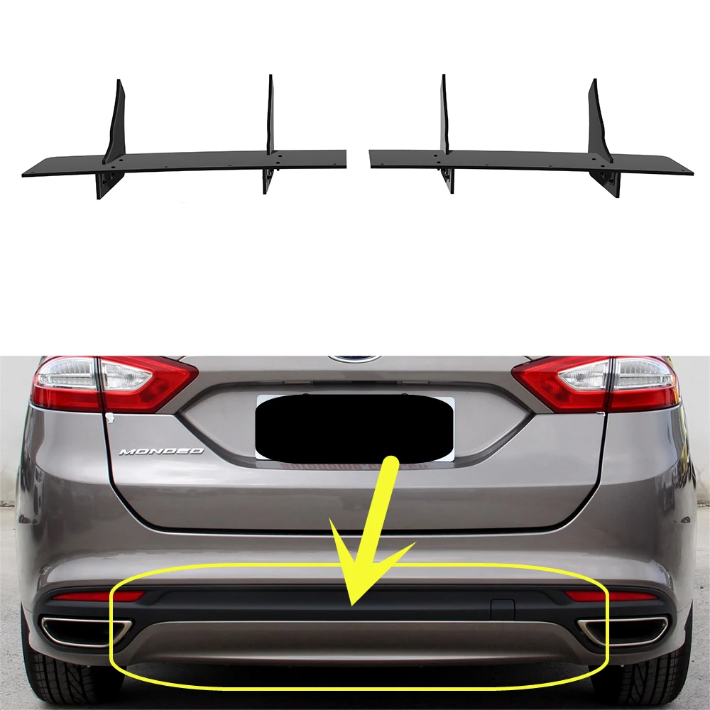 

For Ford Mondeo Sedan 2013-2016 Year Fin Diffuser Rear Bumper Lips Spoiler Splitter Body Kit Accessoriesedan