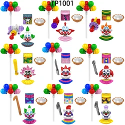 The TP1001 Killer Klowns Action Figures Model Blocks MOC Bricks Set Gifts Toys