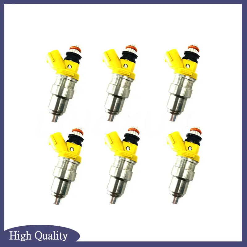 6Pcs 650CC Fuel Injector 1001-87094 For NISSAN Skyline TOYOTA Mark2 RB25D RB30E