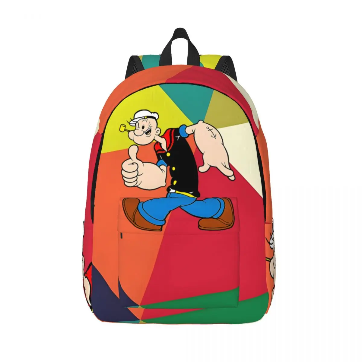 

Happy Bookbag для старшей школы, уличный счастливый портфель с застежкой-молнией, офисные работники, подарок для детского сада