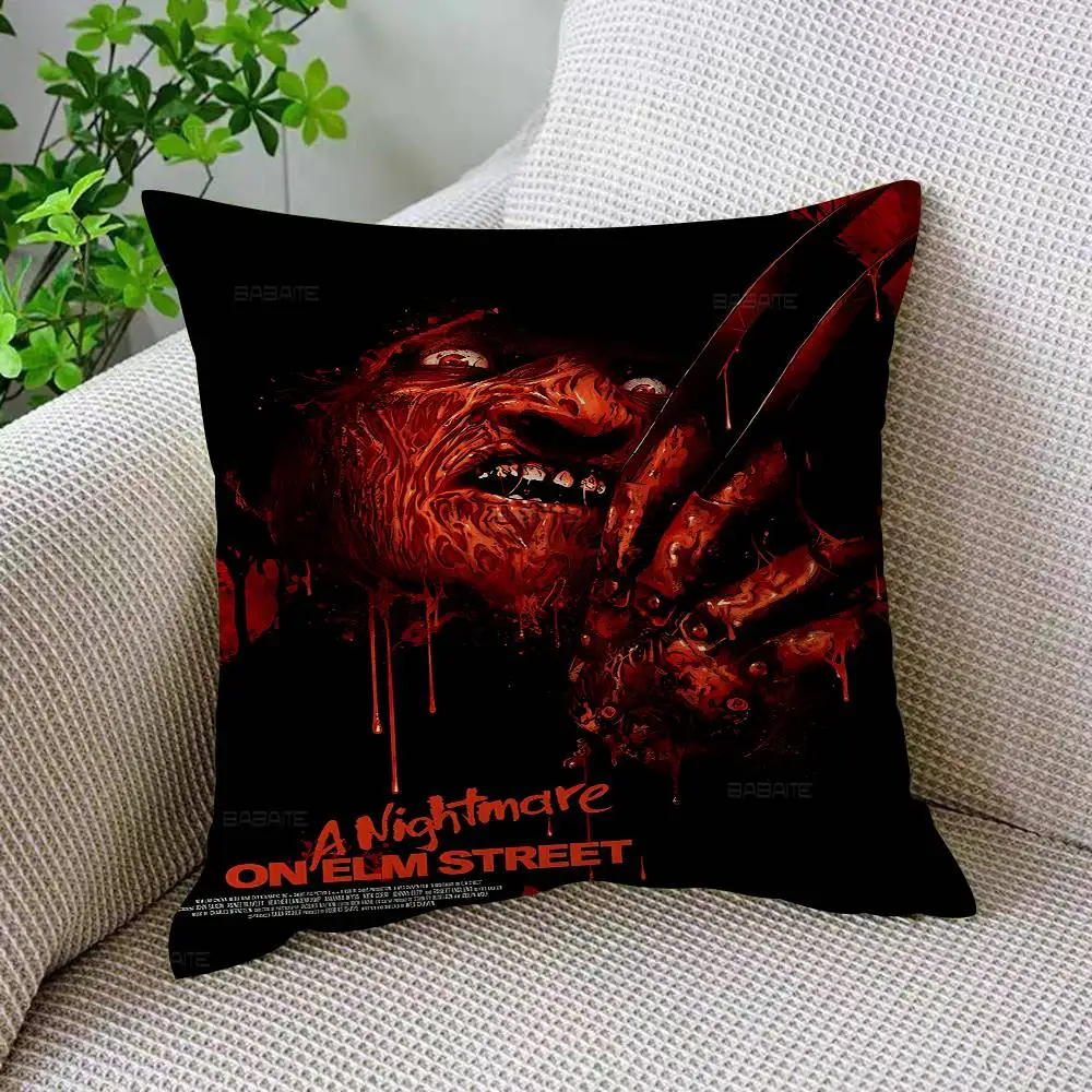 Movie K-Krueger F-Freddy Cushion Cover Decorative Pillow Sofa Home Decor Case Pillow Cases