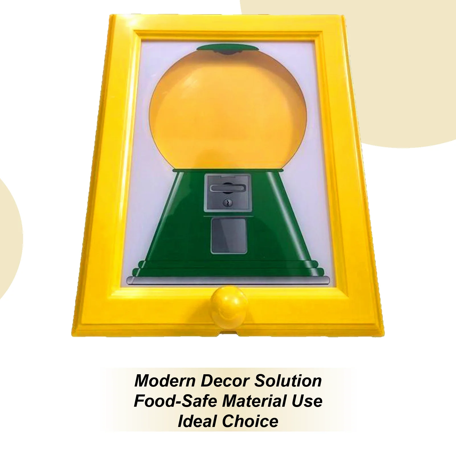 Creative Wall Mount Handys Candy Dispenser Picture Frame Dust-proof Moisture-proof Hanging Handys Candy Frame Display