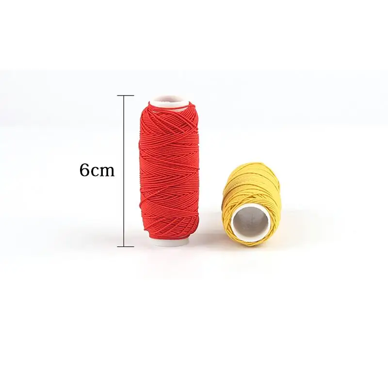 2/3 Roll Colorful Elastic Threads For Sewing Machines 0.5mm High Elasticity Embroidery Sewing Thread DIY Hand Sewing Accessories