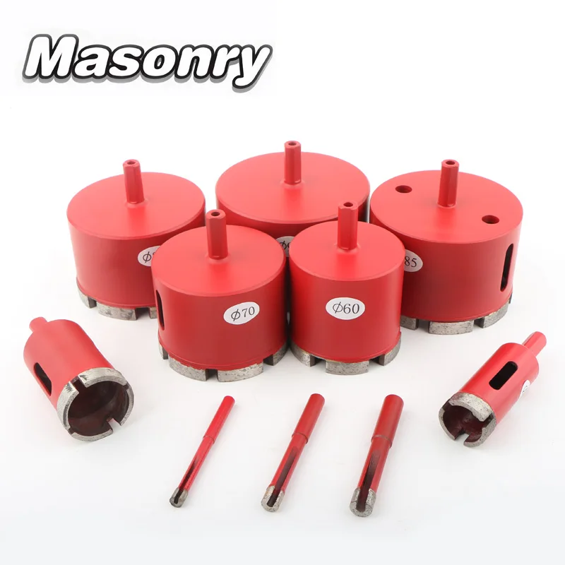 Marble Ceramic Hole Opener Set 6-120mm Diamond Core Bits Hole Saw Drill Bit For Granite Brick Tile Concrete Stone Drilling Tools