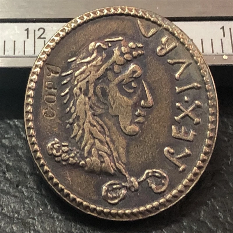 16-18 Years Mauretania Denarius-Juba II Hercules wearing obverse,Capricorn reverse Copy Coin