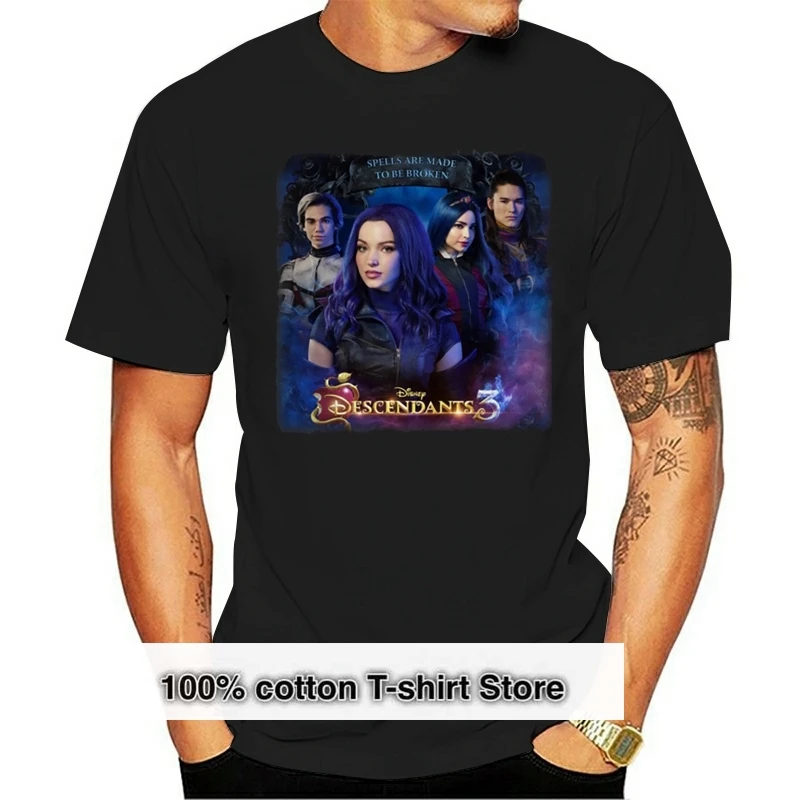 D Sney Descendants 3 Cameron Boyce 2024 New T-Shirt Navy-Black For Men-Women Classic Unique Tee Shirt